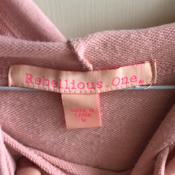 A pink sweatshirt that says bye. - Picture 4 of 4